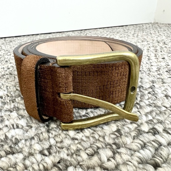 Massimo Dutti brown suede belt L - Picture 2 of 5